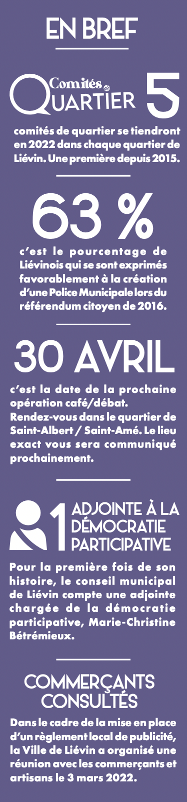 La démocratie participative dans l'ADN Liévinois