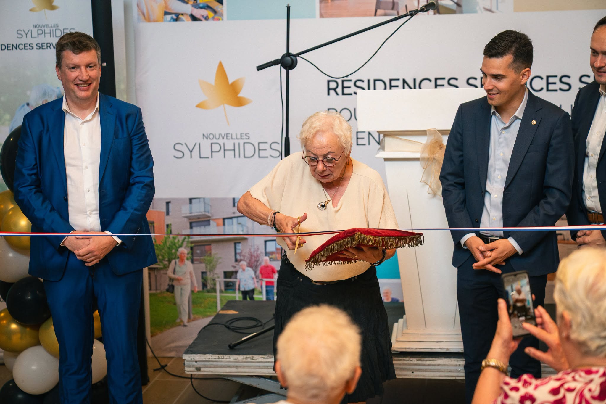 Une inauguration en présence du maire