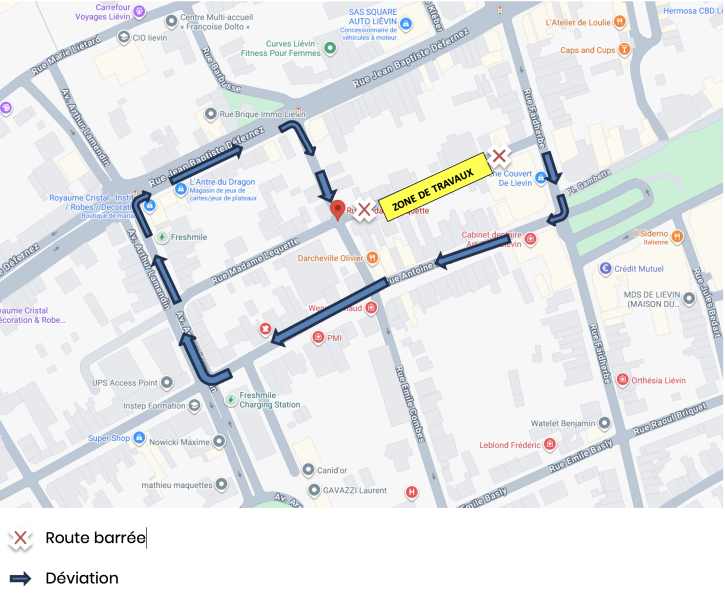 Plan de déviation